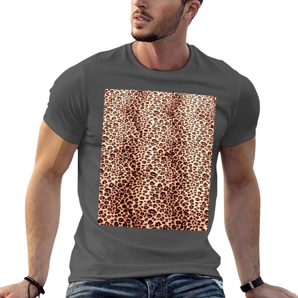 Leopardenmuster T-Shirt Baumwoll-T-Shirt Packung T-Shirts Für Unisex Baumwoll-T-Shirts Für Unisex Grafik-T-Shirts T-Shirt