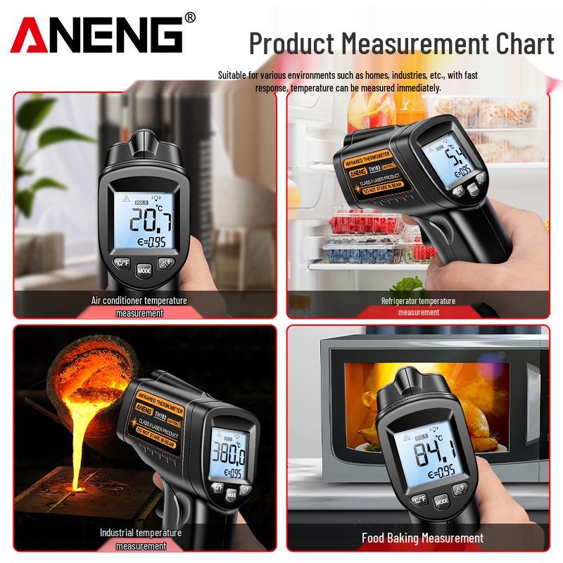 ANENG TH103 High-Precision Infrared Thermometer for Industrial and Commercial Use