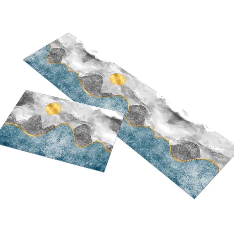 Fashion Simple Nordic Style Kitchen Mat Floor Carpet House Hold Carpet Long Strip Door Mat Modern Home Decor
