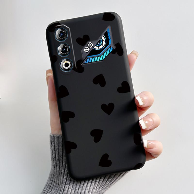 Für ZTE Nubia Neo 3 GT 5G Z2465N Hülle Süßes Kaninchen Schwarz Weiches TPU Silikon Stoßfeste Rückabdeckung Für ZTE Nubia NEO3 GT 5G Hülle