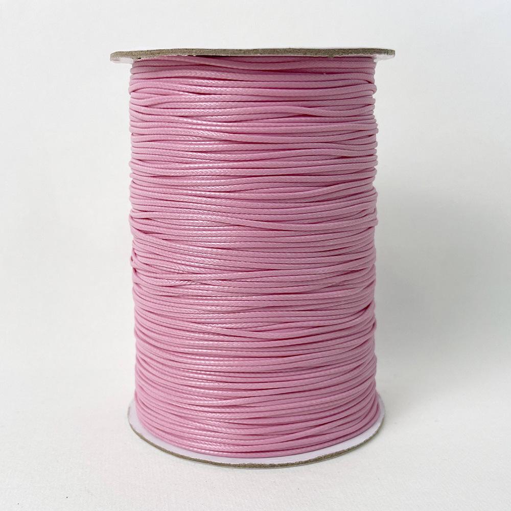 1mm Korean Waxed Rope: Jewelry & Pendant Necklace/Braided Bracelet with PU Leather