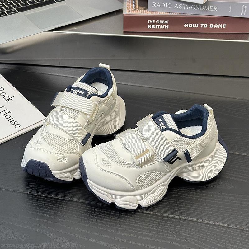 Dad Shoes 5.5cm Height Increase Women's New Little White Shoes Mesh Breathable Versatile Summer Casual Shoes