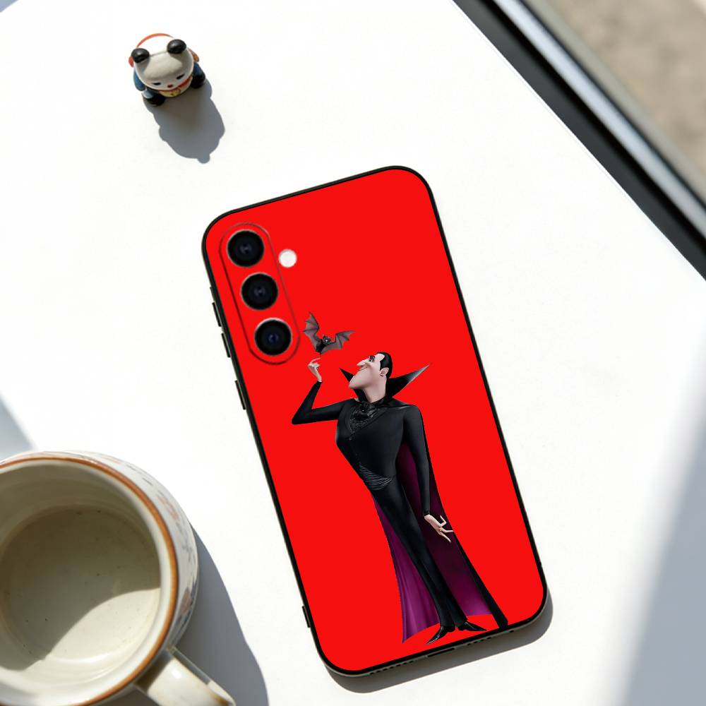

Dracula from Hotel Transylvania Phone Case For Samsung Galaxy A73,A72,A71,A70,A53,A52,A51,Soft Black Cover Samsung a50 30s 50s
