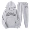 New cross-border foreign trade pullover men's and women's same sports sweater set fashion sweater sweatpants fleece hoodie set