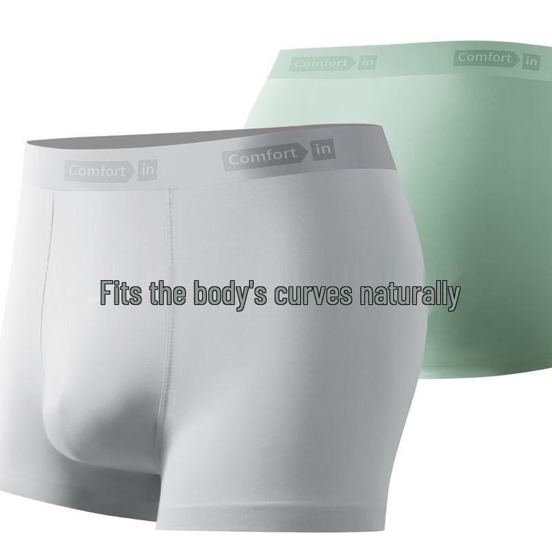 Men's Plus Size 5A Antibacterial Cotton Boxer Briefs