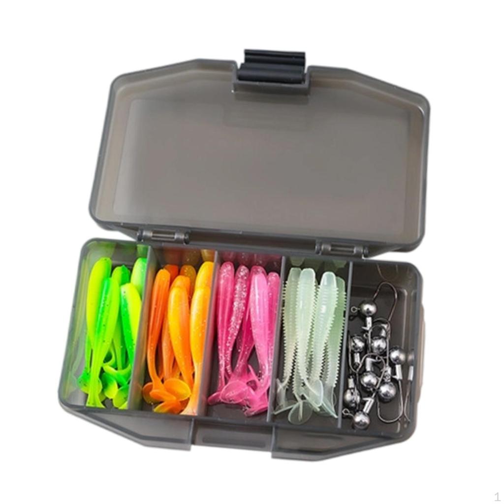 Artificial Fishing Lures with Luminous Gear Kit for Men Anglers Bass