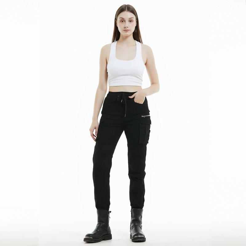 Womens Camo Motorcycle Jeans Slim Fit Multi-Pocket Biker Riding Pants With Reinforced Pads Fall Protection
