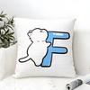 Cute Personalised Pillow Case Cotton Linen Fabric Square Zipper Pillowcase Home Decorative Living Room