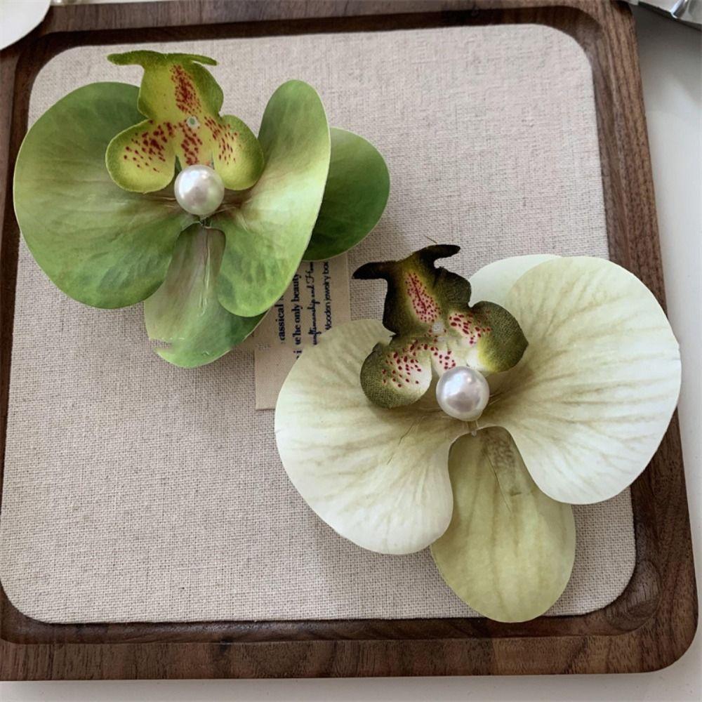Hair Ornament Flower Hair Clip Hair Accessories Bohemia Barrettes Sweet Orchid Hairpin  Beach