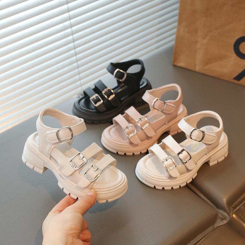 Summer Girls Roman Princess Sandals Fashion Beach Shoes for Little and Big Kids