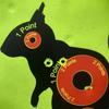 4" Fluorescent Blossom Compound Bow Target Paper for Competition Practice
