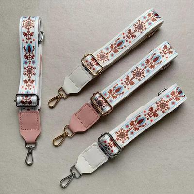 Adjustable Crossbody Bag Strap - Polyester Woven Wide Shoulder Strap for DIY Handbag Replacement