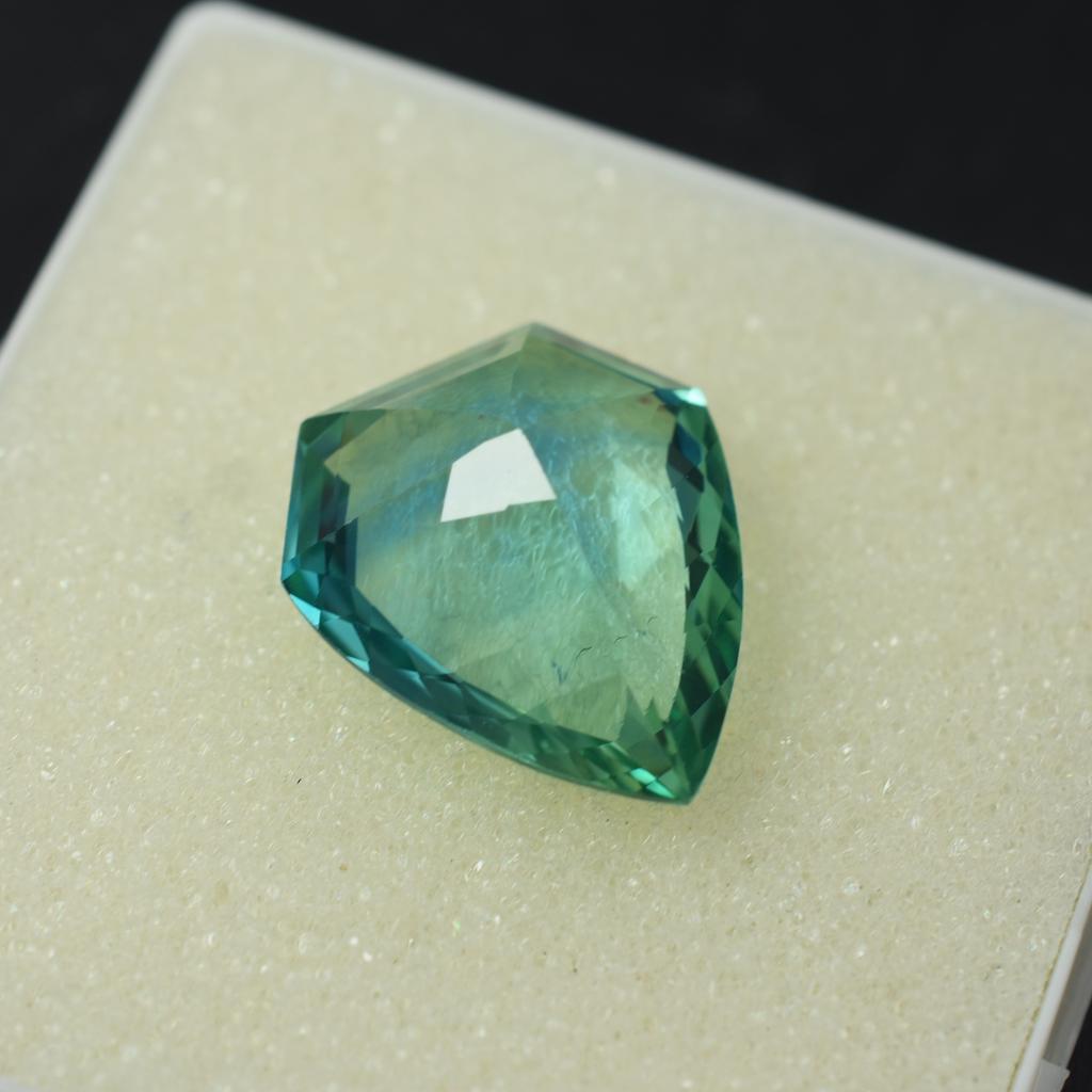 Natural Sapphire 14.30 Ct Bluish Green Fancy Stunning Certified Loose Gemstone