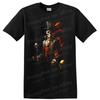 Skull Ringmaster T Shirt W/ Gothic Skeleton Top Hat Halloween Circus Art Tee