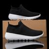Fashion Women Flat Slip on Black Red Shoes Woman Lightweight Sneakers Casual Mesh Running Sports Men Big Size 43 Walking Anti Slip Slip