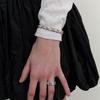 LOVE ME MONSTER Sheer Ribbon Chain Bracelet (L241MBC040)