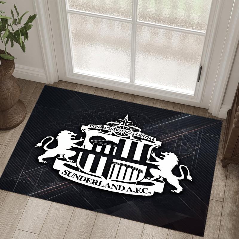 Sunderland Design Crystal Velvet Carpet Cozy Non?Slip Printed Rug For Bedroom Living Room Entrance