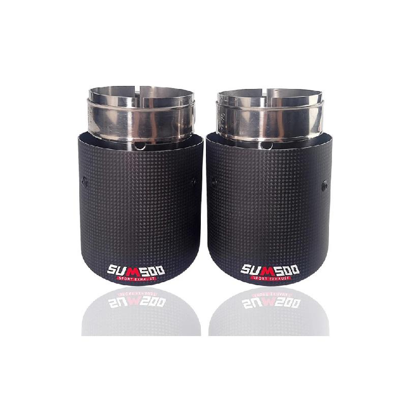 1 Piece SUMSOO Genuin  for Mazda CX-5 Cx-4 Cx-3 Mazda Axela Mazda ATENZA Exhaust Pipe Modified Decorative Carbon Fiber Tail Tips