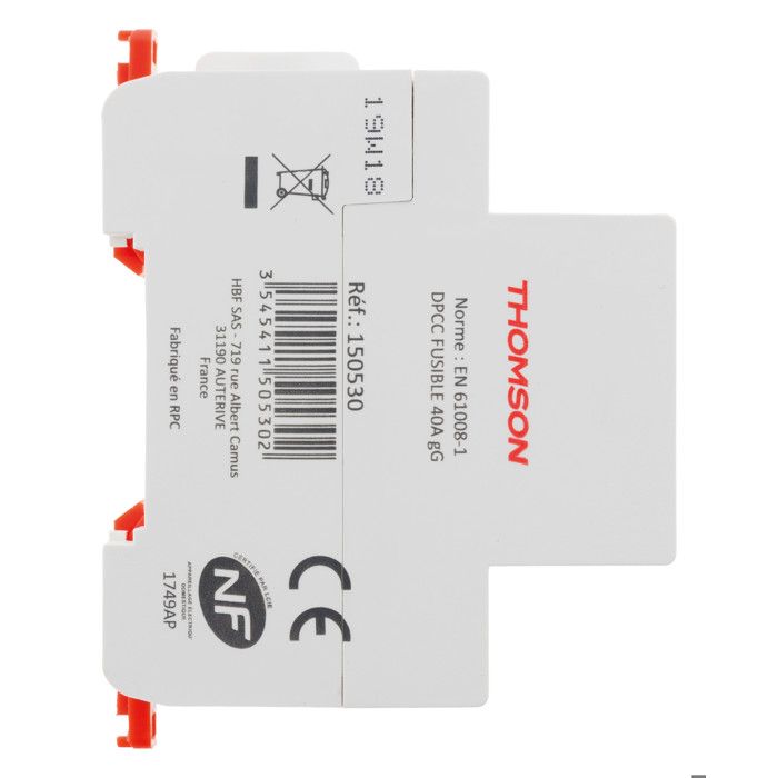 Interrupteur différentiel à vis 40a type a nf - thomson