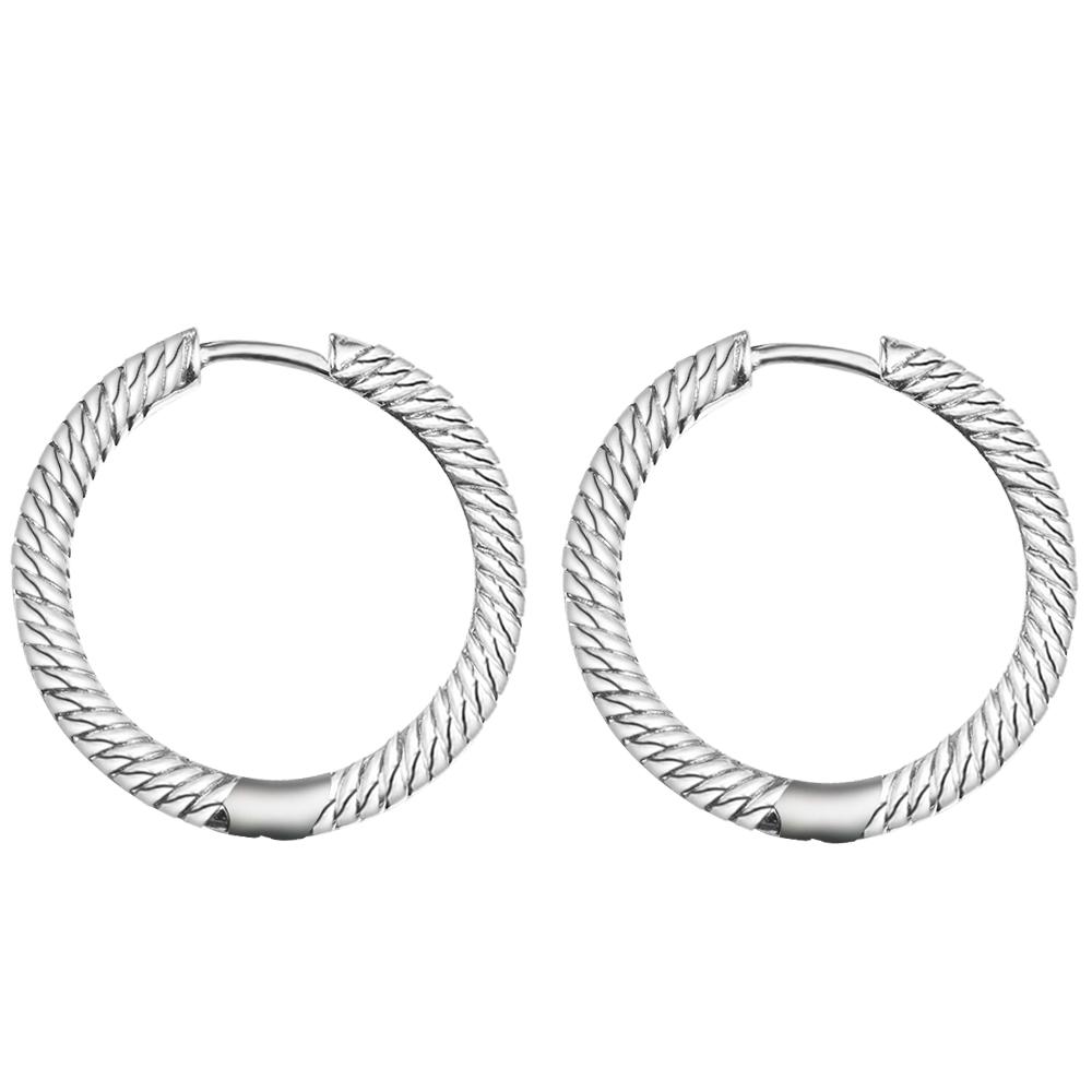Hoop Earrings 925 Sterling Silver Wedding Earings for Women Jewelry Ear