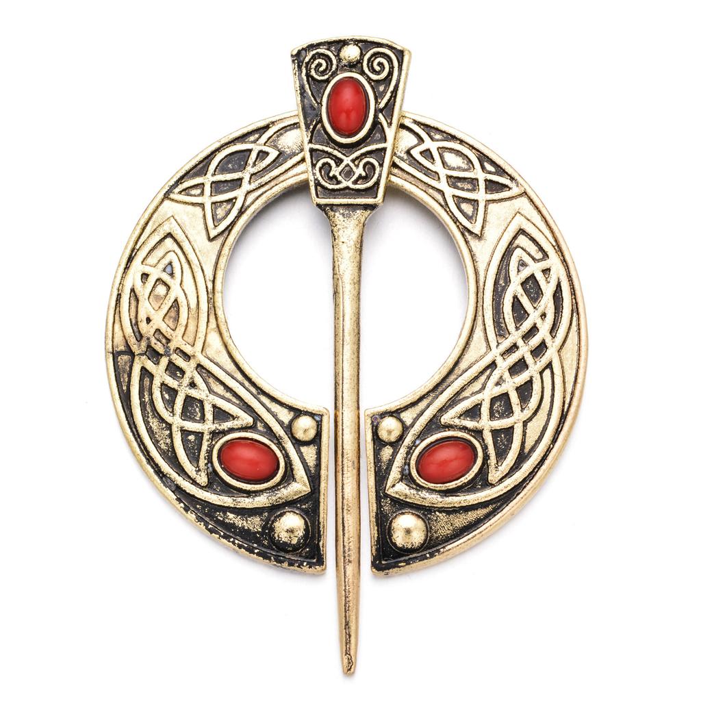 Vintage Viking Style Metal Brooch Creative Pin Clasp Jewelry