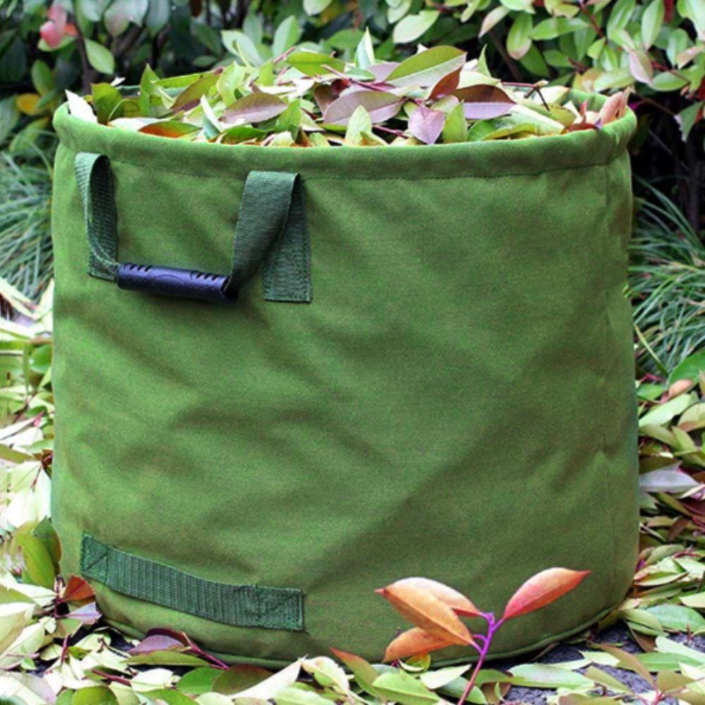 Flatable Garden Leaf Storage Bag Heavy-duty Foldable Outdoor Garbage Bag Garden Clean-up