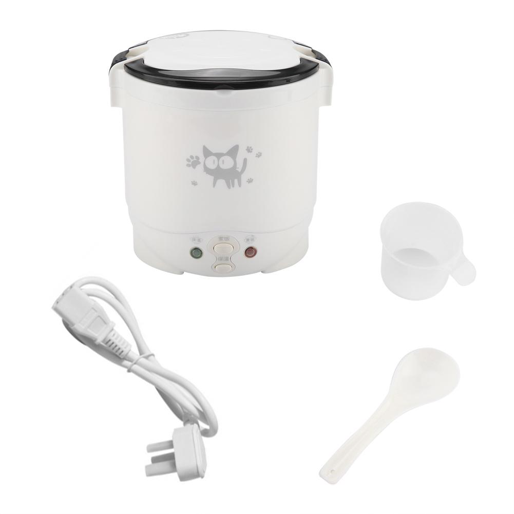 170W 1L Electric Portable Multifunctional Rice Cooker Food Steamer for Home (Green)