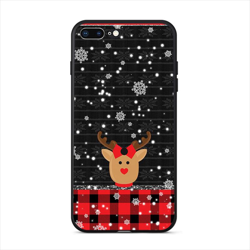 Merry Christmas Phone Cases For iPhone 11 Pro Max 7 8 6 6S Plus 5 5S 12 Mini Santa Claus For iPhone XR X XS Max TPU Cover Shells