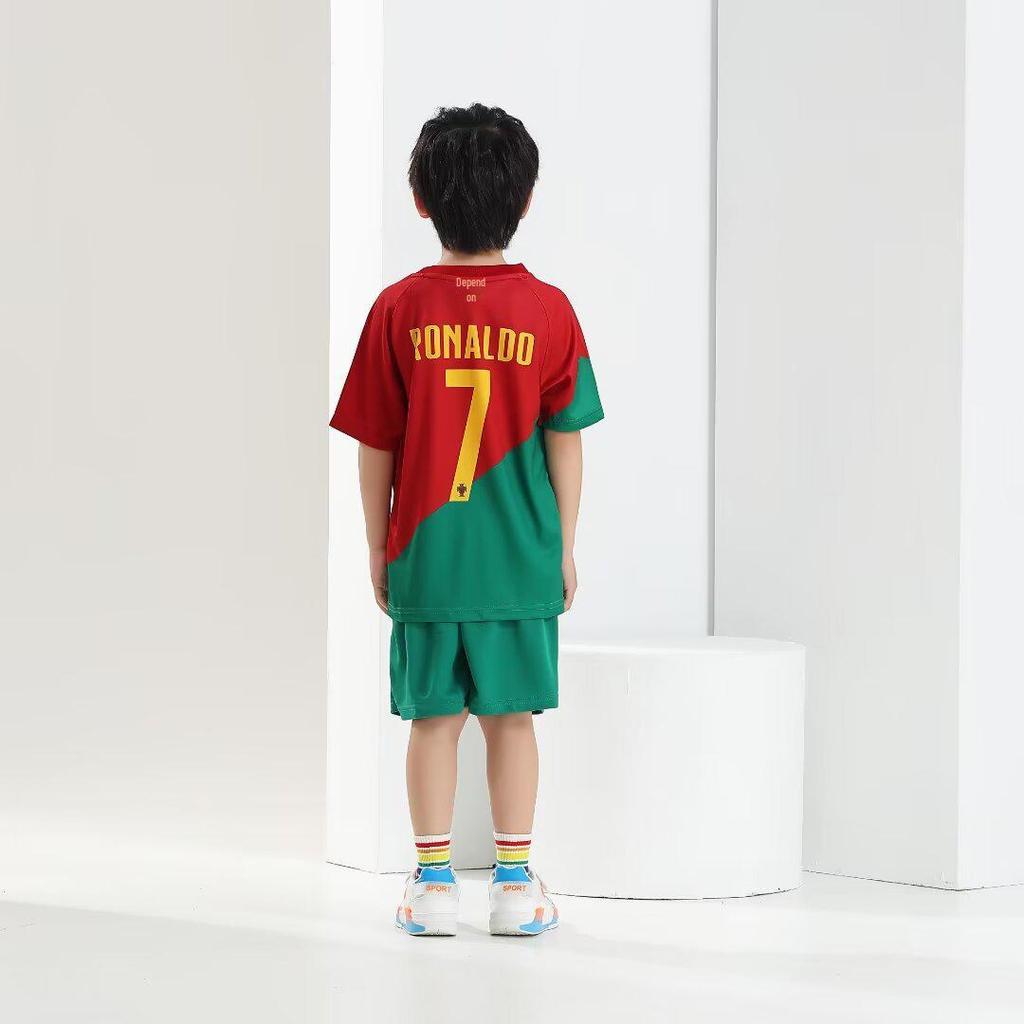 Portekiz Ana Sayfa Hayır. 7 Ronaldo Çocuk 22-23 Futbol Forması