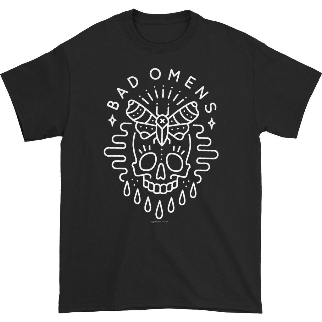 Men's Bad Omens Skullmoth T-shirt X-Large Black