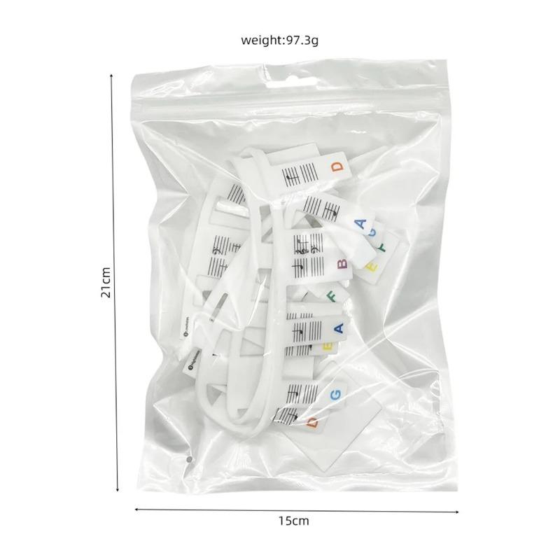 Miwayer Piano Keyboard Stickers for 88/61 Key Removable Piano Keyboard Note Labels for Learning Piano Notes Guide for Beginner.