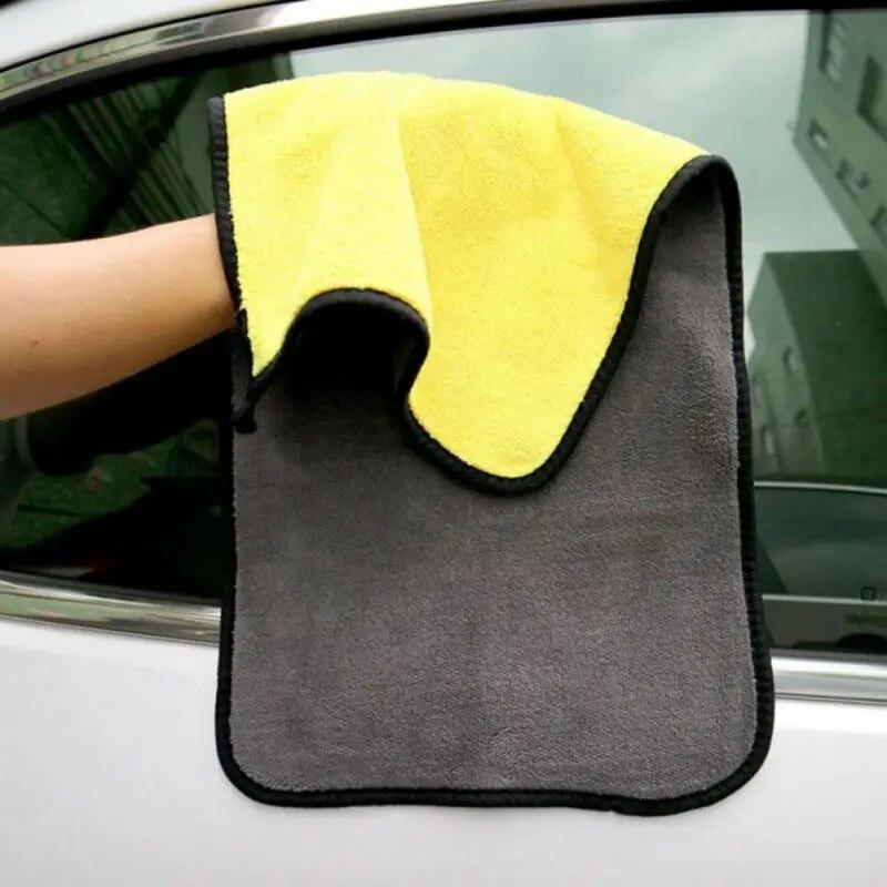 Car Wash Towel Microfiber Cleaning Drying Cloth Hemming Care Cloth Detailing Washing Towel