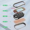 Leather Zinc Alloy Car Key Case Bag Shell Holder Protection Fob For Peugeot 308 408 508 2008 3008 4008 5008 Keychain Accessories