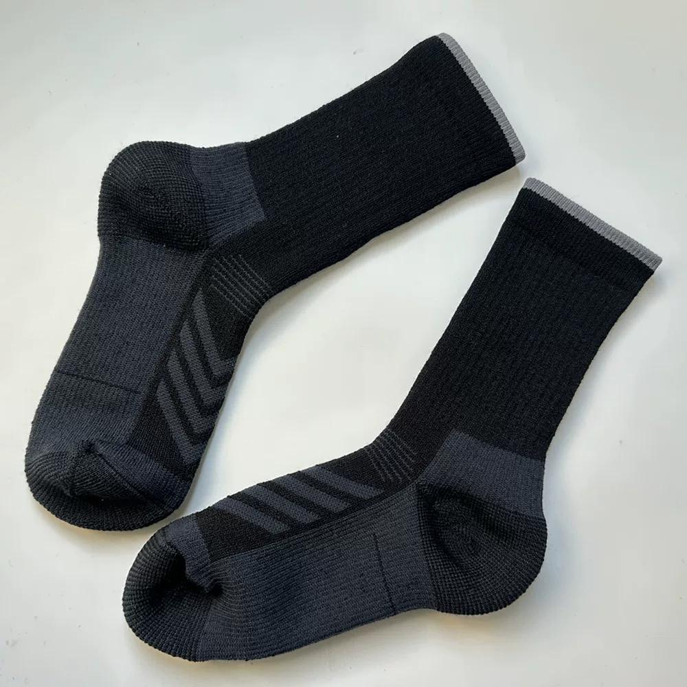 80% Mernu Wool Fall and Winter Heattech Men's and Women's Long Tube Extra Thick Fluffy Loop Sweat Socks Outdoor Snow Cold Socks