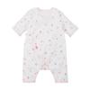 MIKI HOUSE Combiall Baby Underwear, All-Over Print, 100% Cotton, Made In Japan, for Boys and Girls, Newborns, 60-70cm, Pink, 40-2347-145