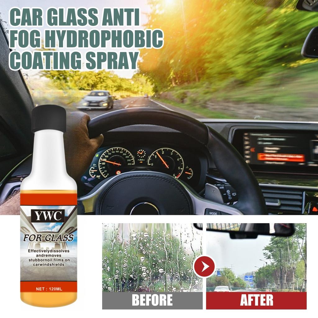Glass Polishing Compound, Car Windshield Oil Film Remover, Water Stain and Oil Film Remover for Car Windows and Mirrors, 120ml