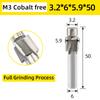 HSS Countersink Milling Cutters / Cobalt-Containing Layer Countersinks / Fully Ground Countersink Drills M3M4M5M6M8M10M12M14M16