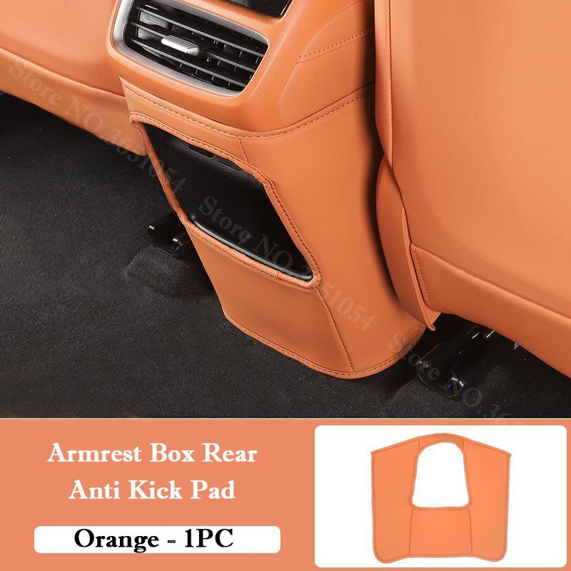 For Changan Deepal S05 2025-2026 Car Leather Seat Kick Mats Pad Rear Row Seat Protection Scratch Dirt Resistant Anti Kick Pad