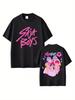 Rendy Music Dämonenjäger Film Saja Grafik T-Shirt - Unisex Bequemes Hip-Hop T-Shirt Für Undsommer Frühling Damenbekleidung