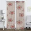 Blackout Curtains 2 Pieces a Lot of Flowers Home Interior Curtains for Living Room Curtain Halloween Decoration Blinds Shades