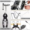 1SET Kit di Attrezzi per Riparazione Bicicletta Riparazione Rimozione Tampone Dentale Asse Centrale Pedivella Rimozione Corona Dentata Mountain Bike Manutenzione Bicicletta