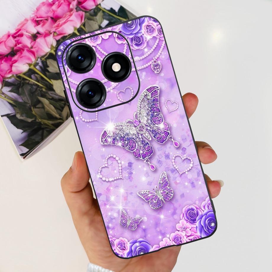 For Tecno Spark 10 10c 10 Pro Phone Case Spark10 KI5k KI5m KI5q KI7 Back Cover Soft Transparent TPU Slim Funda Dragon Astronaut