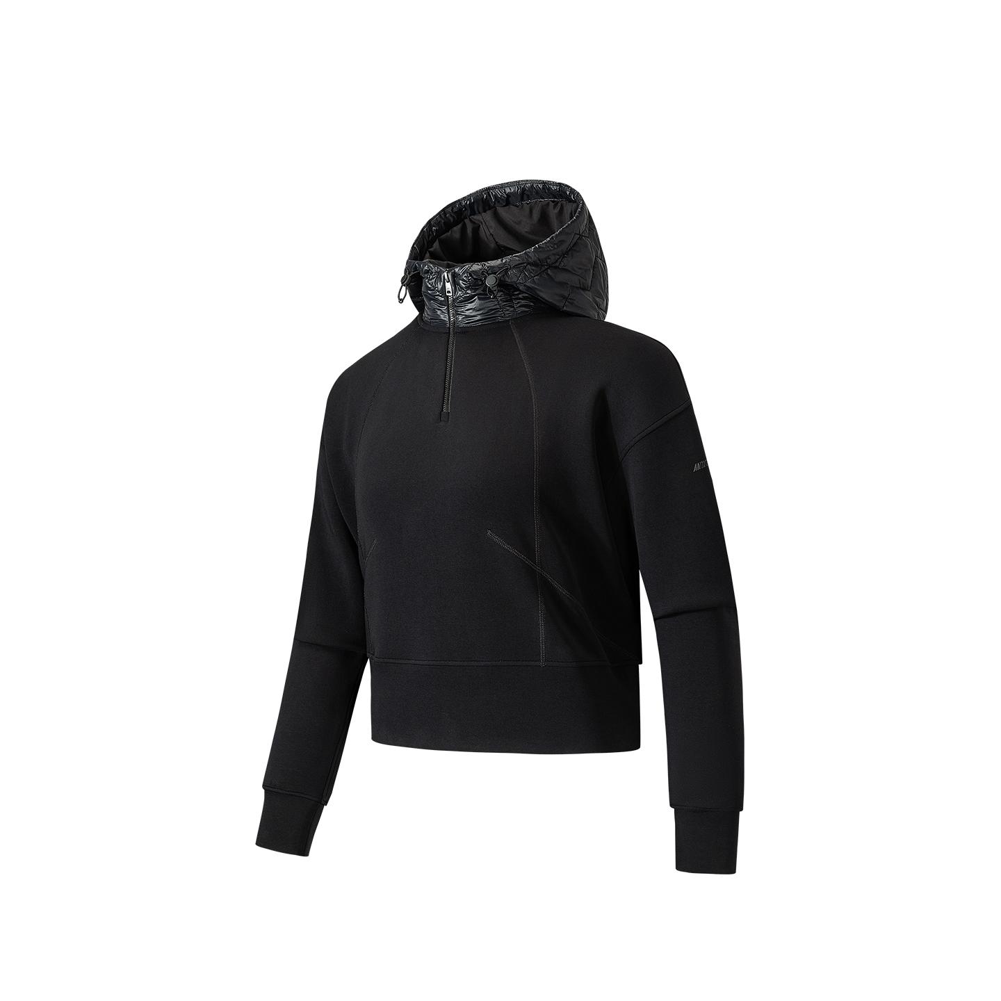 

Anta Champion Outdoor Travel Series Loose Hooded Short Comfortable Simple Fashion Sweatshirt Women sweatshirt 162540705-2 M