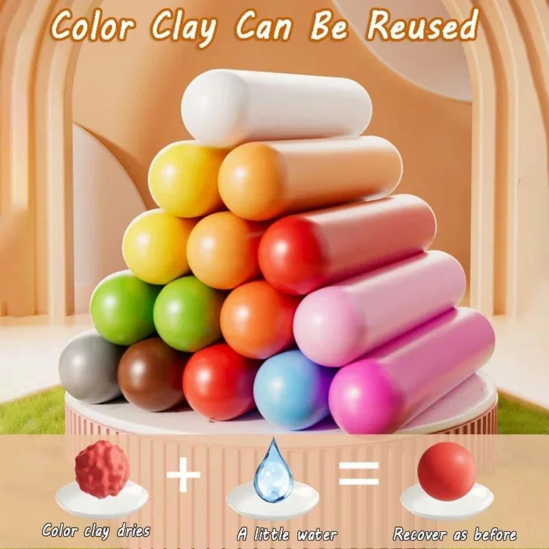 DIY Colored Clay Ice Cream Pretend Play Kids Plasticine Machine Toys Game Simulation Make Hamburger Creative Toy Slime Kit Gifts