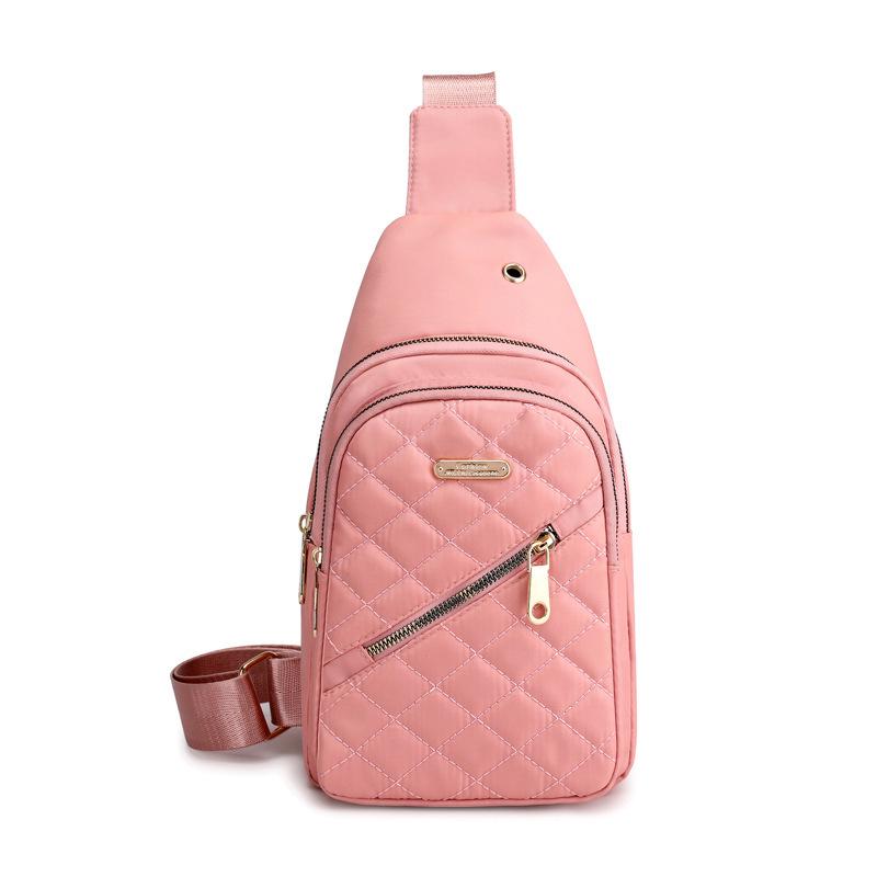 Women's 2022 Korean Style Crossbody Chest Bag - Sporty Oxford Cloth Front Bag for Street Wear
