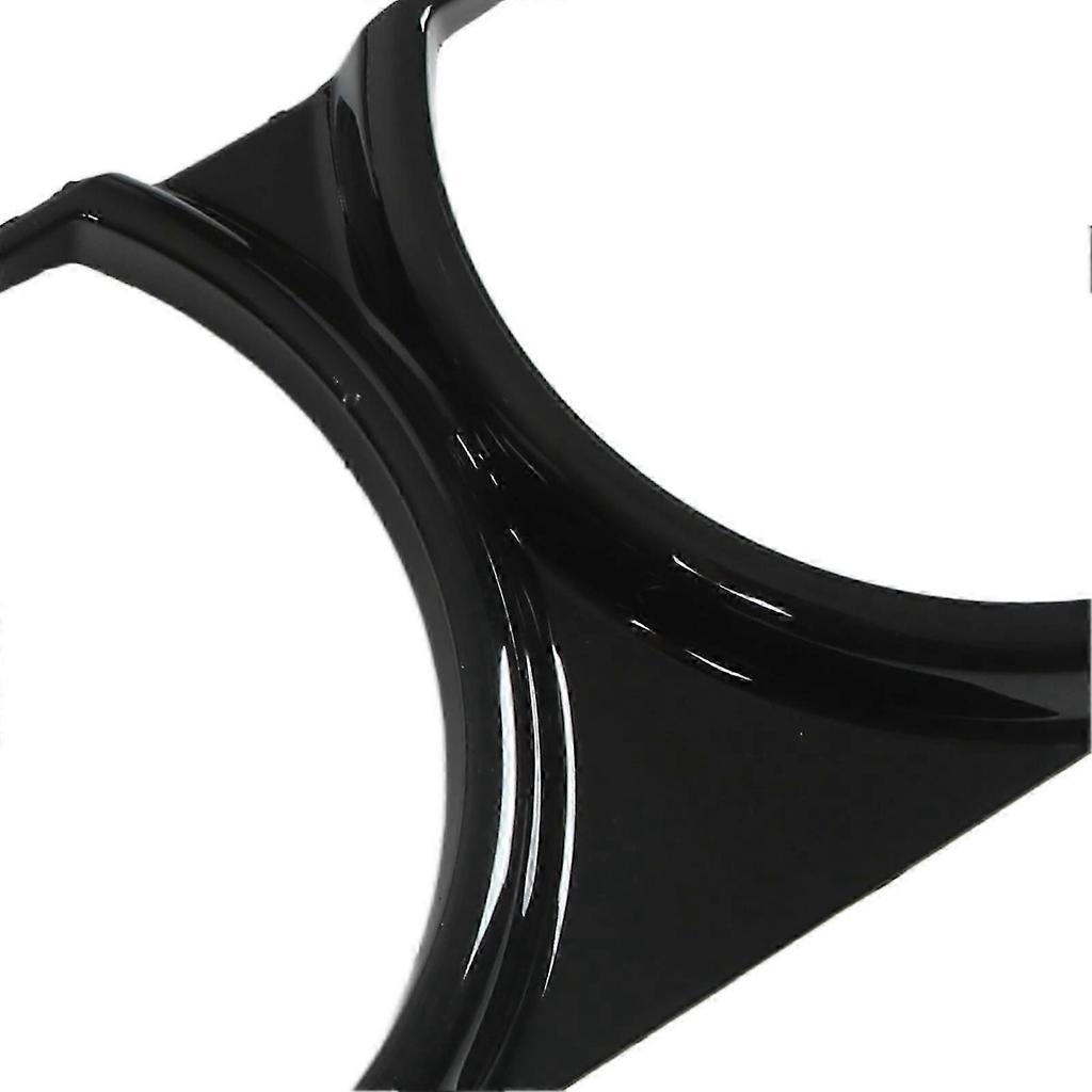 Pair Headlight Lamp Cover Trims Bezels Decoration 68259053ab Replacement For Dodge Challenger Scat 2015?2019