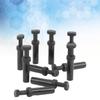 100Pcs Push To Connect Fitting Plug Plastic Industrial Pneumatic Accessories 6mm