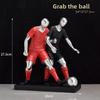 Simple and Luxurious Football Player Figurine Home TV Cabinet Wine Cabinet Office Study Bedroom Tabletop Decoration Item