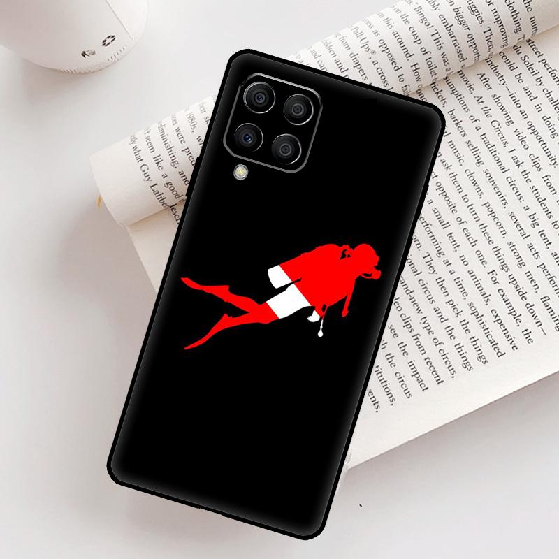 Scuba Diving Diver Case For Samsung Galaxy M12 M56 M06 M32 M52 M35 M55 M15 M11 M13 M14 M16 M36 M31 M53 M34 M54