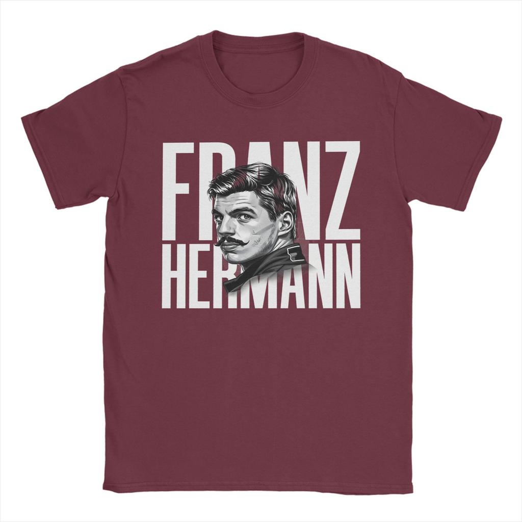 Franz HerUnisexn Portrait T Shirt Unisex Pure Cotton Humorous TShirt Crew Neck  Tee Shirt Short Sleeve Clothing Big Size